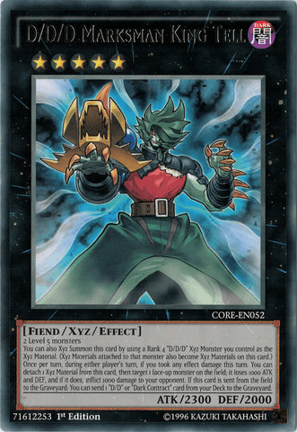 D/D/D Marksman King Tell [CORE-EN052] Rare - Josh's Cards