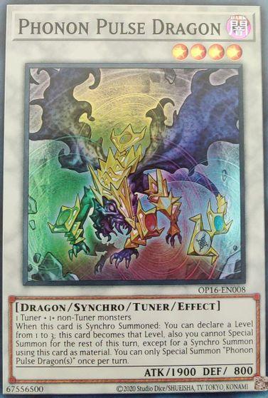 Phonon Pulse Dragon [OP16-EN008] Super Rare - Josh's Cards
