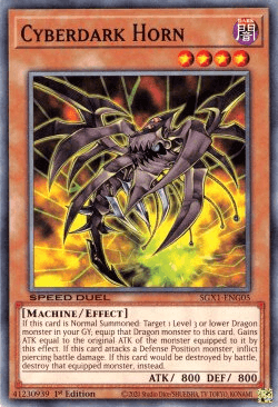 Cyberdark Horn [SGX1-ENG05] Common - Josh's Cards