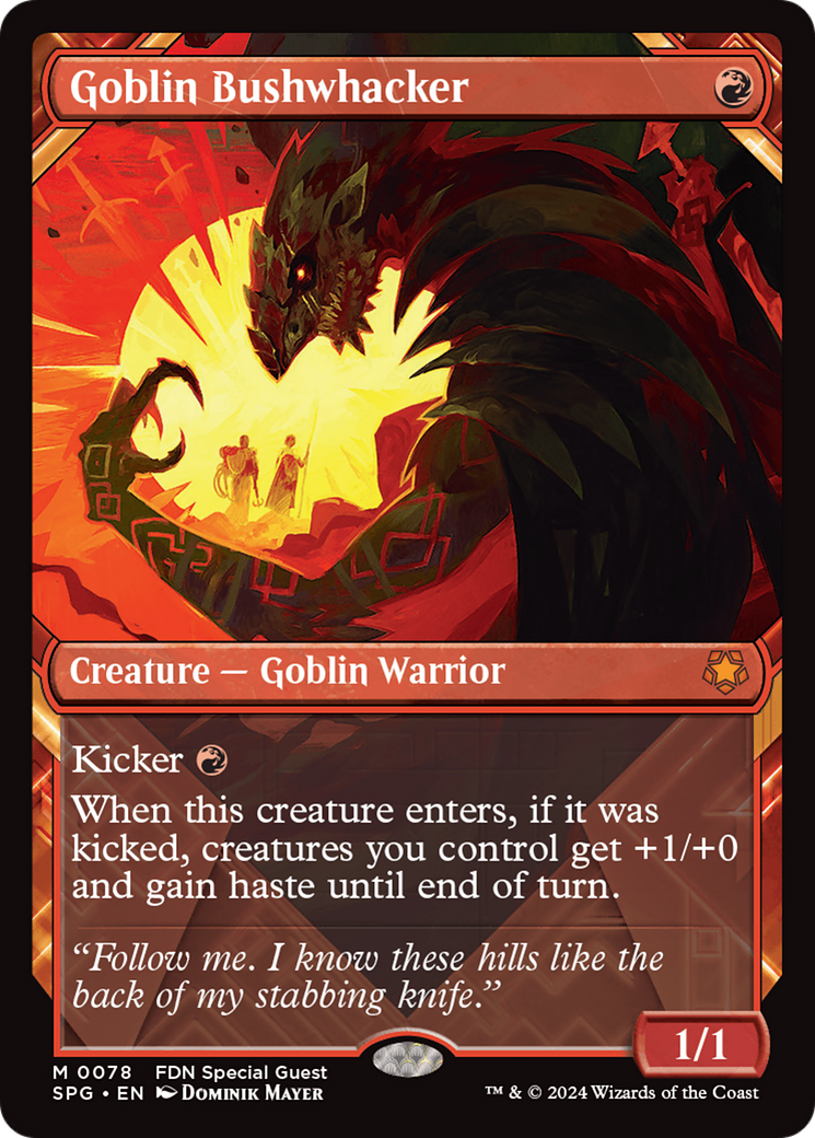 Goblin Bushwhacker (SPG-078) - Special Guests: (Showcase)