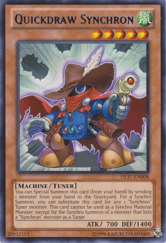Quickdraw Synchron (Blue) [DL17-EN008] Rare - Josh's Cards