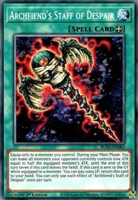 Archfiend's Staff of Despair [BLVO-EN063] Common - Josh's Cards
