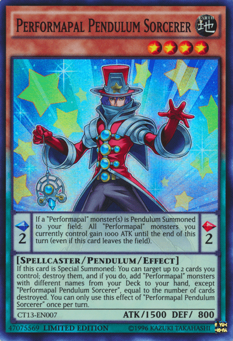 Performapal Pendulum Sorcerer [CT13-EN007] Super Rare - Josh's Cards
