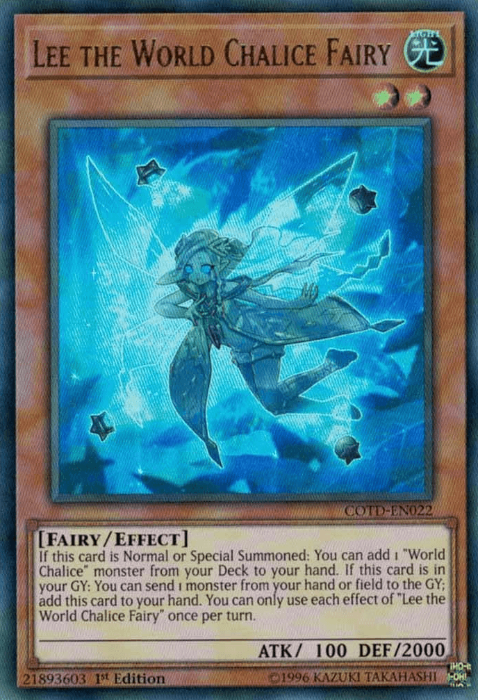 Lee the World Chalice Fairy [COTD-EN022] Ultra Rare - Josh's Cards