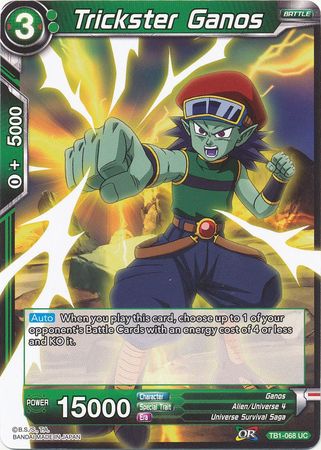 Trickster Ganos (TB1-068) [The Tournament of Power] Parallel Foil