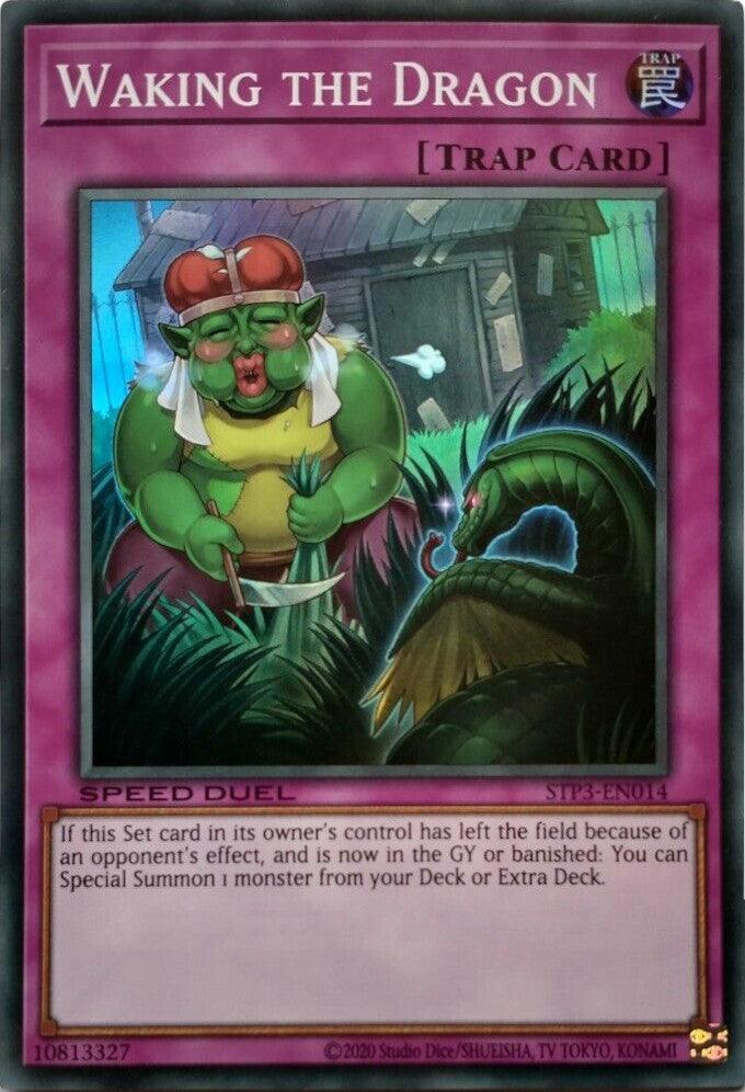 Waking the Dragon [STP3-EN014] Super Rare - Josh's Cards