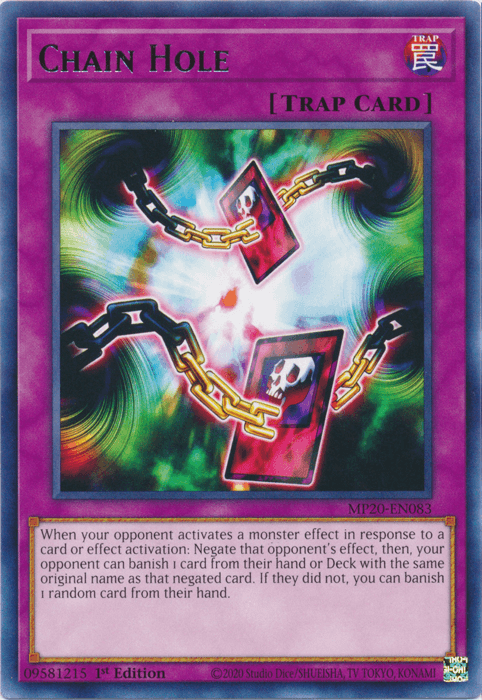 Chain Hole [MP20-EN083] Rare - Josh's Cards