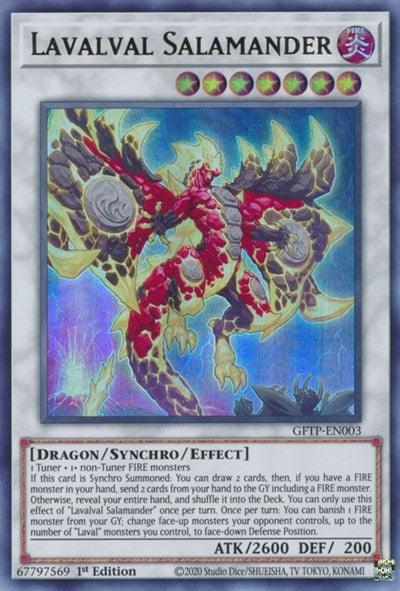 Lavalval Salamander [GFTP-EN003] Ultra Rare - Josh's Cards