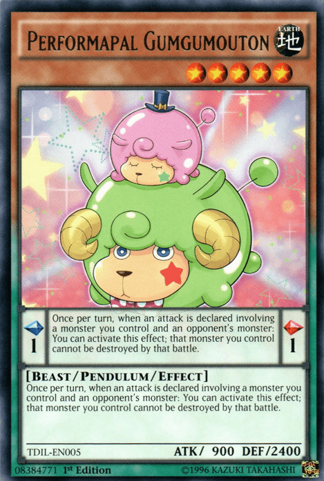 Performapal Gumgumouton [TDIL-EN005] Rare - Josh's Cards