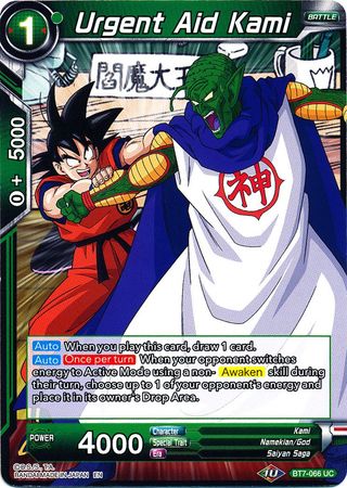 Urgent Aid Kami (BT7-066) [Assault of the Saiyans] Parallel Foil