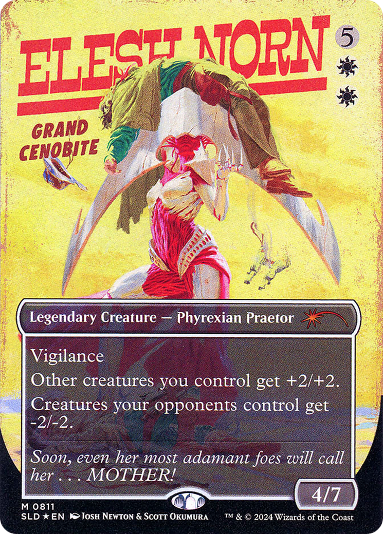 Elesh Norn, Grand Cenobite (SLD-811) - Secret Lair Drop (Borderless) Foil