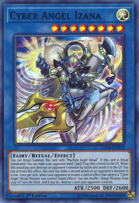 Cyber Angel Izana [LED4-EN012] Super Rare - Josh's Cards