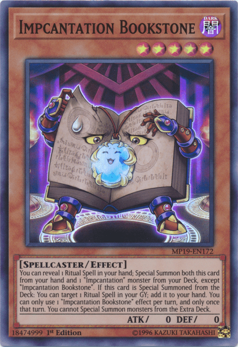 Impcantation Bookstone [MP19-EN172] Super Rare - Josh's Cards