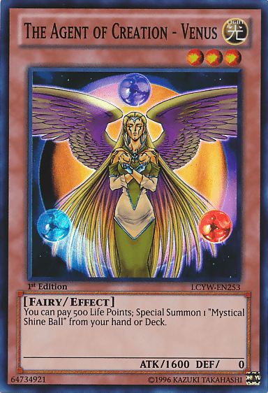 The Agent of Creation - Venus [LCYW-EN253] Super Rare - Josh's Cards