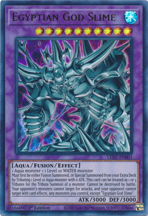 Egyptian God Slime [LED7-EN001] Ultra Rare - Josh's Cards