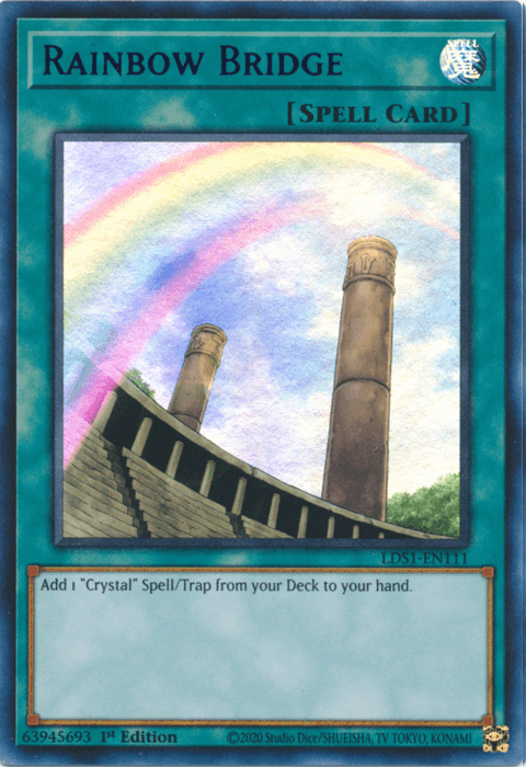 Rainbow Bridge (Blue) [LDS1-EN111] Ultra Rare - Josh's Cards