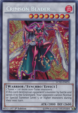 Crimson Blader [LC5D-EN074] Secret Rare - Josh's Cards