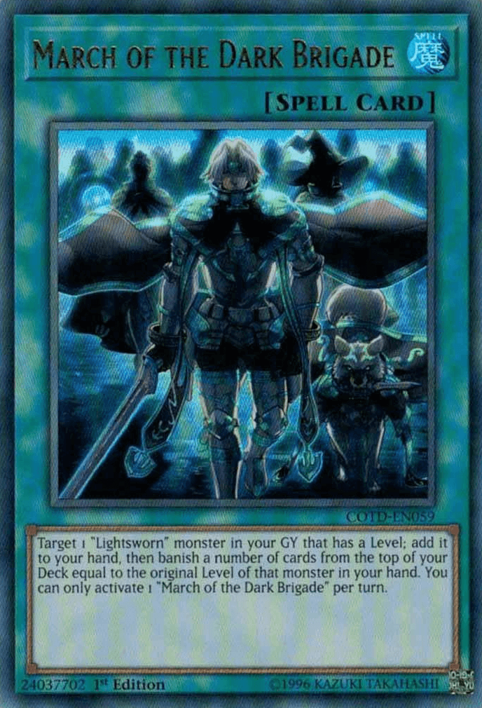 March of the Dark Brigade [COTD-EN059] Ultra Rare - Josh's Cards