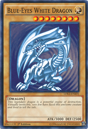 Blue-Eyes White Dragon (Version 2) [LDK2-ENK01] Common - Josh's Cards