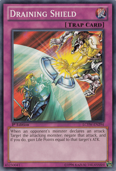 Draining Shield [LCYW-EN294] Common - Josh's Cards