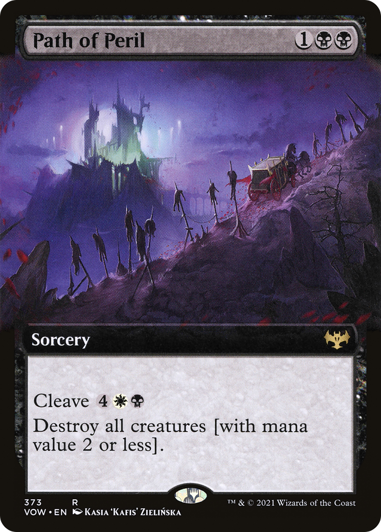 Path of Peril (VOW-373) - Innistrad: Crimson Vow: (Extended Art)