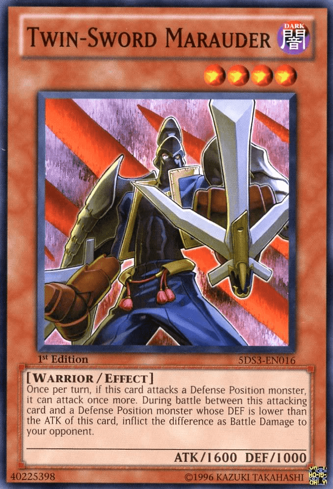 Twin-Sword Marauder [5DS3-EN016] Common - Josh's Cards