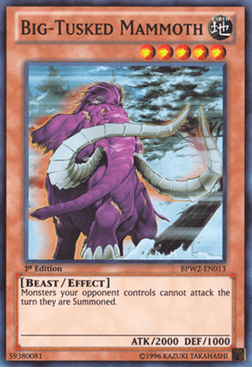Big-Tusked Mammoth [BPW2-EN013] Super Rare - Josh's Cards