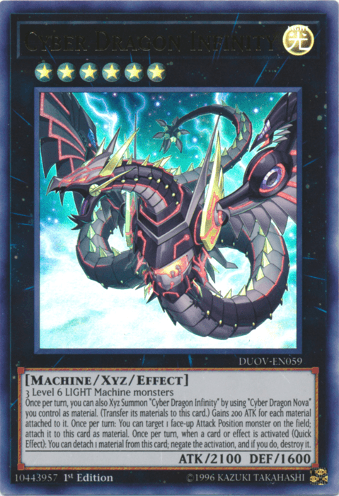 Cyber Dragon Infinity [DUOV-EN059] Ultra Rare - Josh's Cards