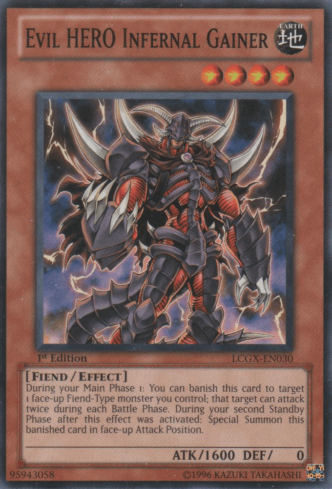 Evil HERO Infernal Gainer [LCGX-EN030] Common - Josh's Cards