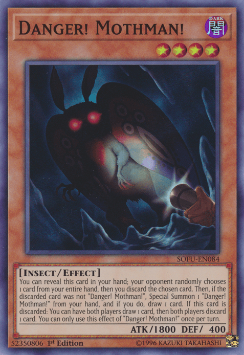 Danger! Mothman! [SOFU-EN084] Super Rare - Josh's Cards