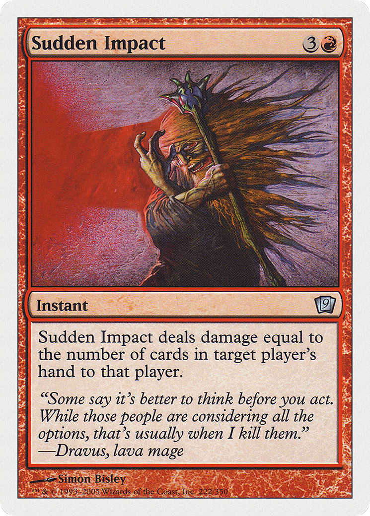 Sudden Impact [Ninth Edition] Foil