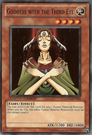 Goddess with the Third Eye [GLD4-EN004] Common - Josh's Cards