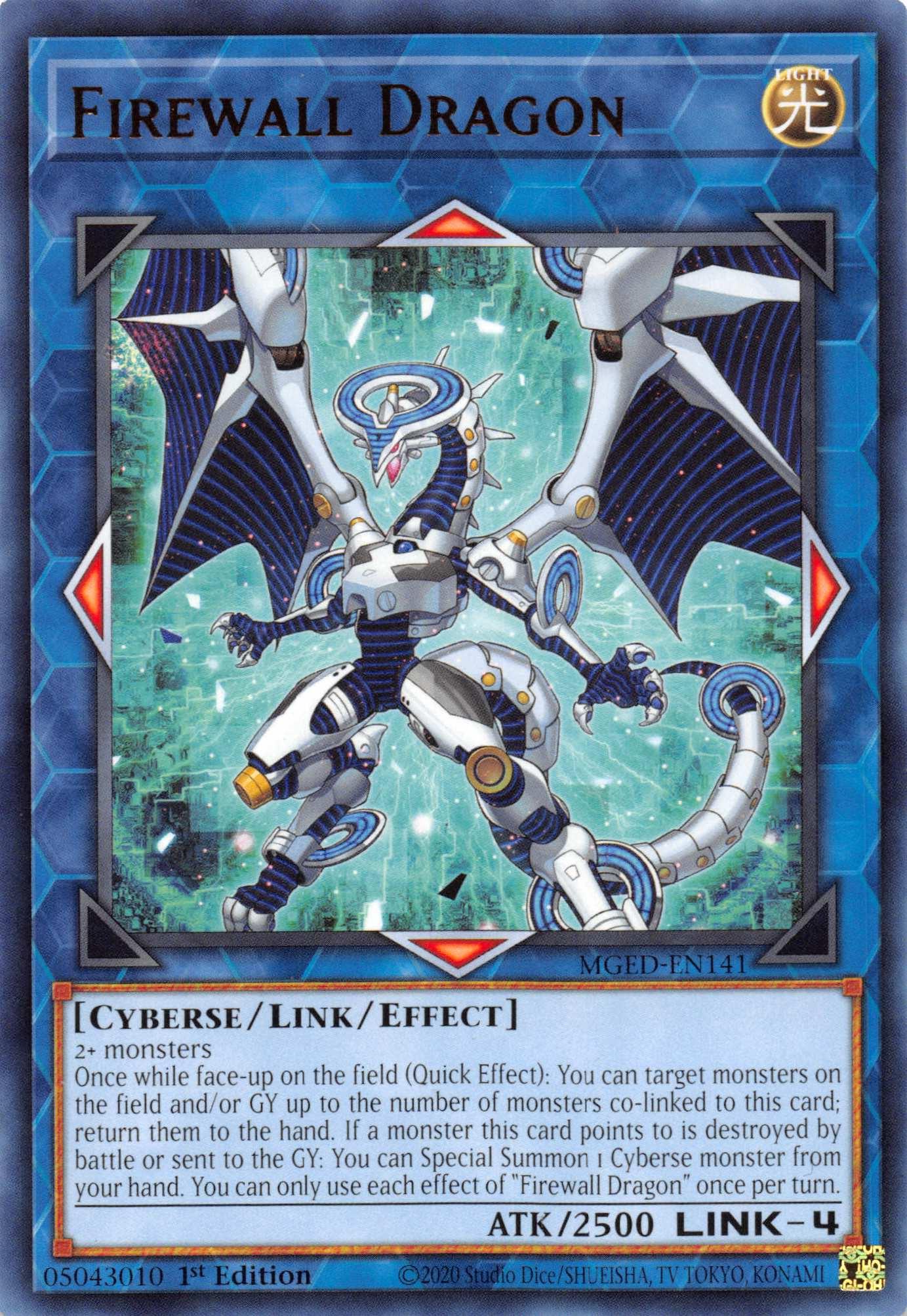 Firewall Dragon [MGED-EN141] Rare - Josh's Cards