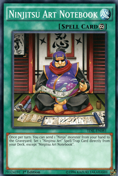 Ninjitsu Art Notebook [TDIL-EN081] Common - Josh's Cards