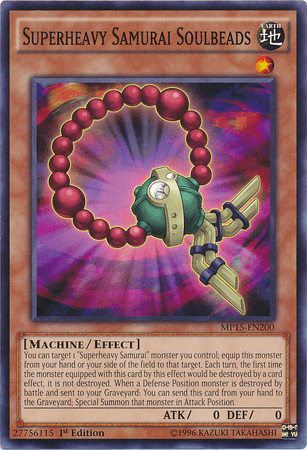 Superheavy Samurai Soulbeads [MP15-EN200] Common - Josh's Cards