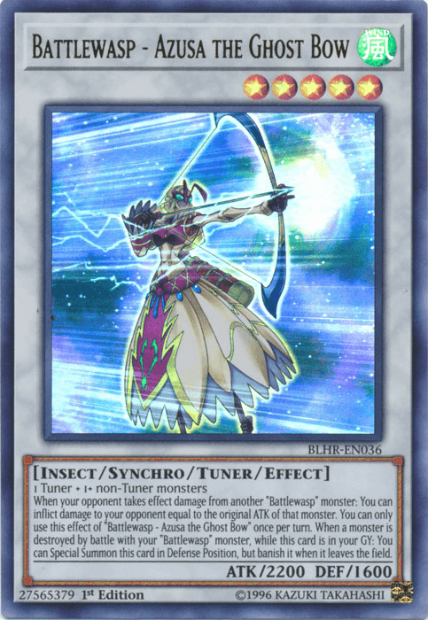 Battlewasp - Azusa the Ghost Bow [BLHR-EN036] Ultra Rare - Josh's Cards