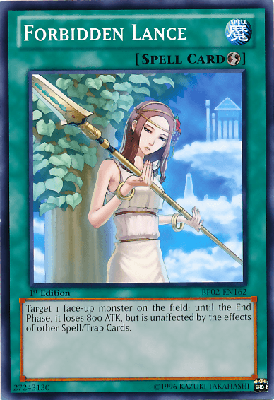 Forbidden Lance [BP02-EN162] Common - Josh's Cards