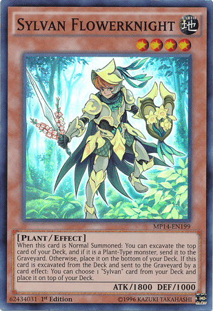 Sylvan Flowerknight [MP14-EN199] Super Rare - Josh's Cards