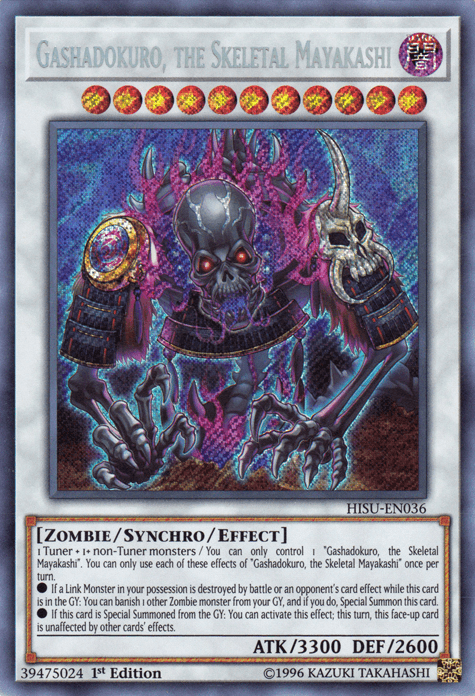 Gashadokuro, the Skeletal Mayakashi [HISU-EN036] Secret Rare - Josh's Cards