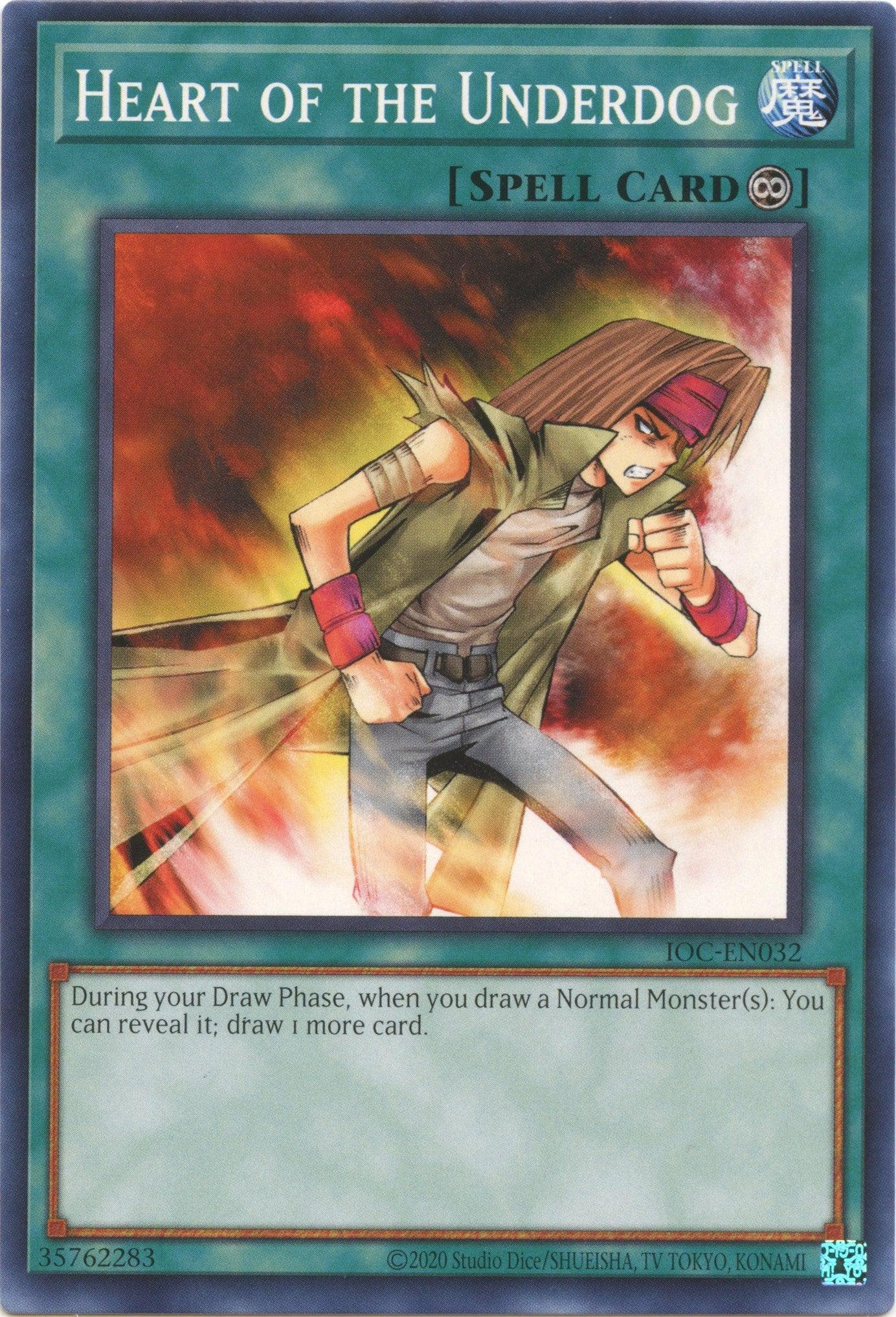 Heart of the Underdog (25th Anniversary) [IOC-EN032] Common - Josh's Cards