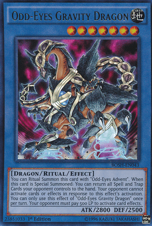 Odd-Eyes Gravity Dragon [BOSH-EN043] Ultra Rare - Josh's Cards