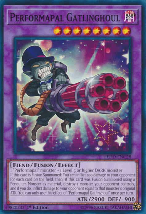 Performapal Gatlinghoul [LEDD-ENC28] Common - Josh's Cards