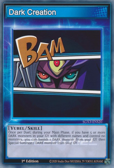 Dark Creation (SGX3-ENS20) - Speed Duel GX: Duelists of Shadows 1st Edition