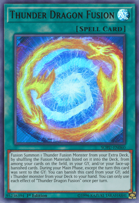 Thunder Dragon Fusion [SOFU-EN060] Ultra Rare - Josh's Cards