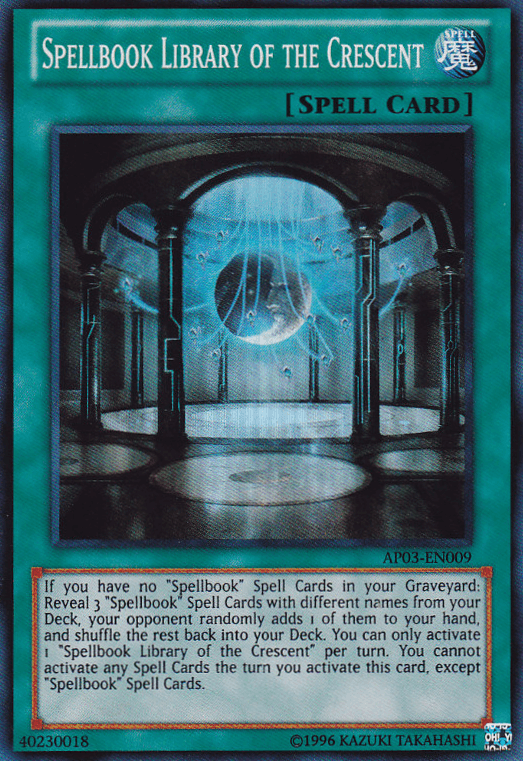 Spellbook Library of the Crescent [AP03-EN009] Super Rare - Josh's Cards