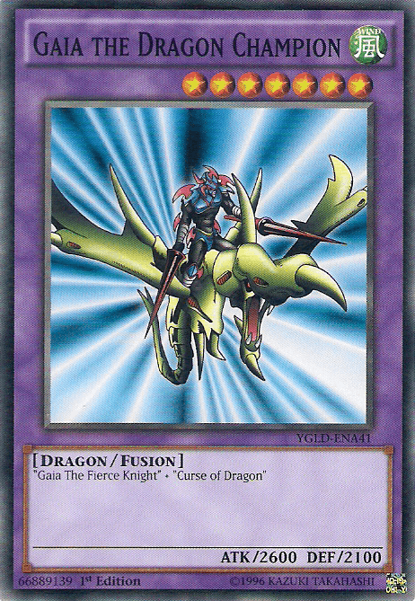 Gaia the Dragon Champion [YGLD-ENA41] Common - Josh's Cards