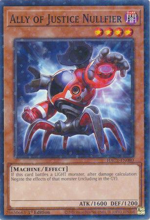 Ally of Justice Nullfier (Duel Terminal) [HAC1-EN080] Common - Josh's Cards