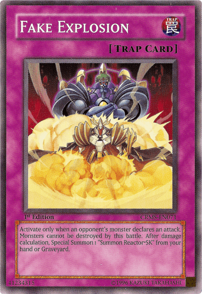 Fake Explosion [CRMS-EN071] Common - Josh's Cards