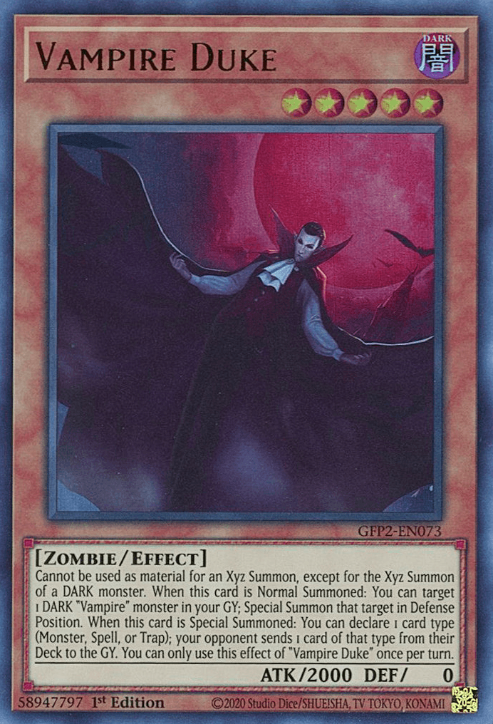 Vampire Duke [GFP2-EN073] Ultra Rare - Josh's Cards