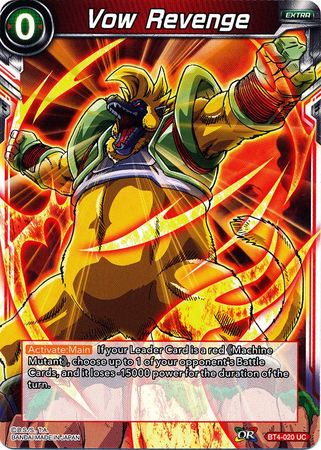 Vow Revenge (BT4-020) [Colossal Warfare] Parallel Foil